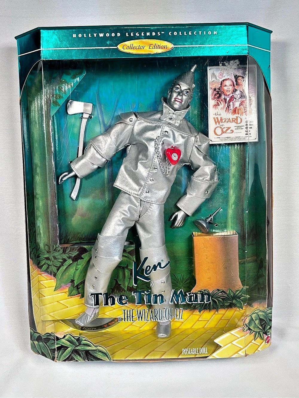 NIB Vintage 1995 Mattel Ken as the Tin Man – The Wizard of Oz Hollywood Legends